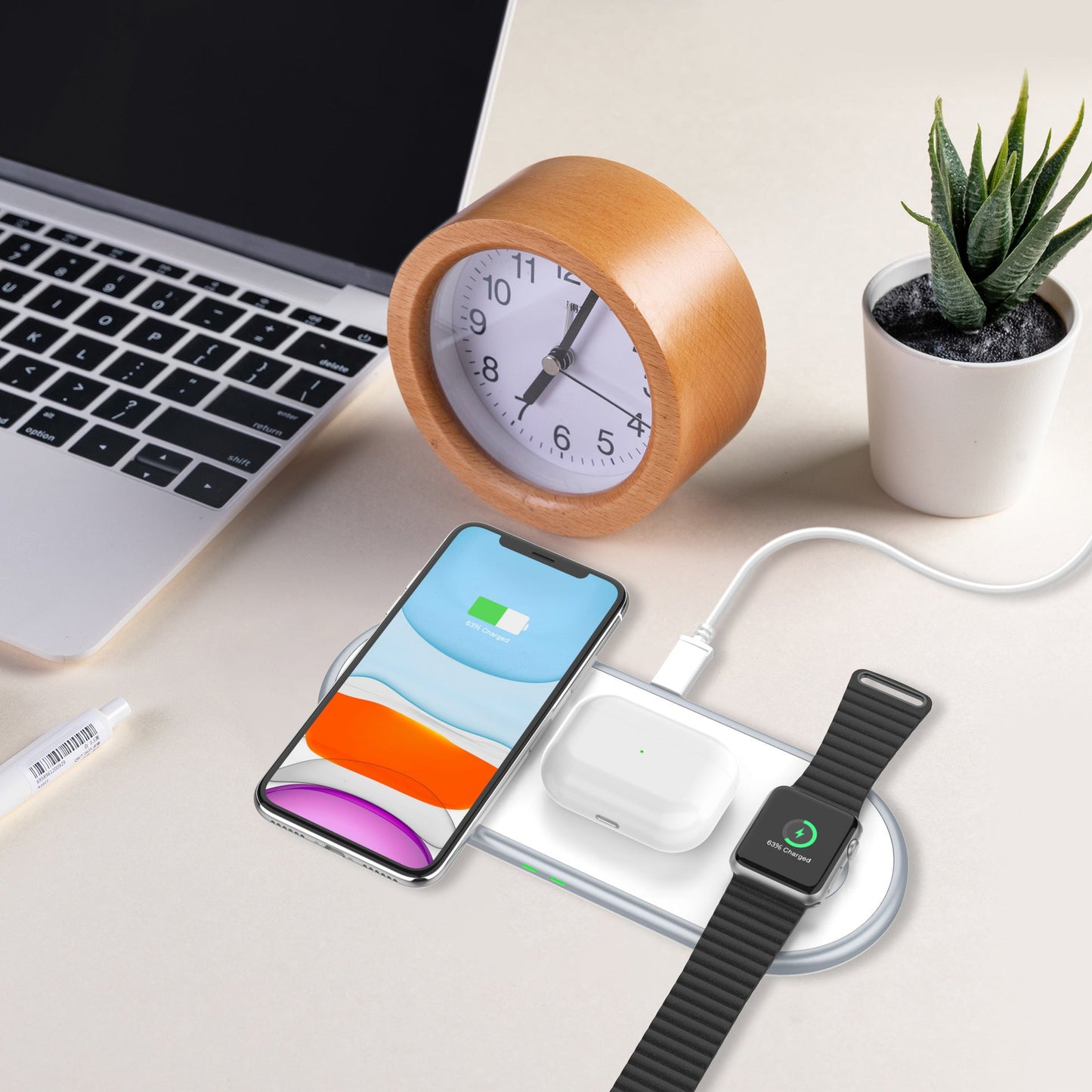 3 in 1 wireless charger null