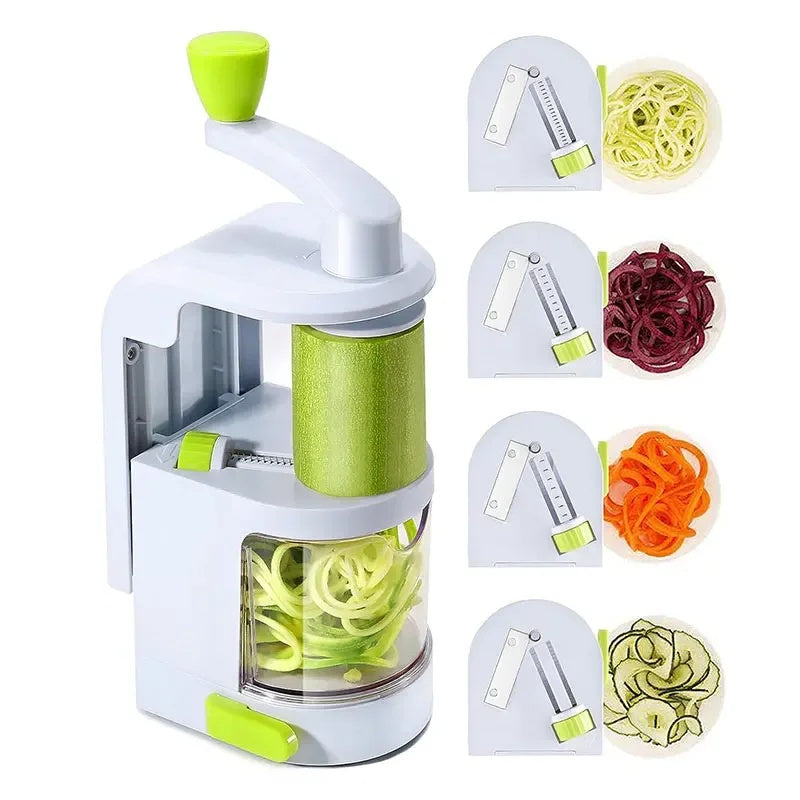 Vegetable Grater Potato Spiral Slicer Whirlwind Fruit Vegetable Spiral Machine Noodle Maker Multifunctional Kitchen Gadgets null