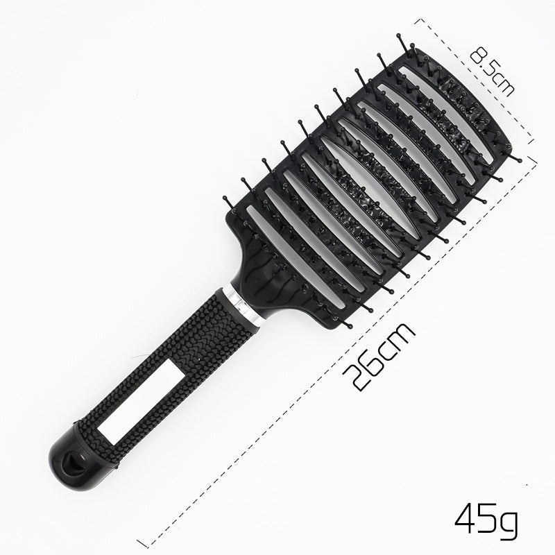 Hairbrush Anti Klit Brushy Haarborstel Women Detangler Hair Brush Bristle Nylon Scalp Massage  Teaser Hair Brush Comb null