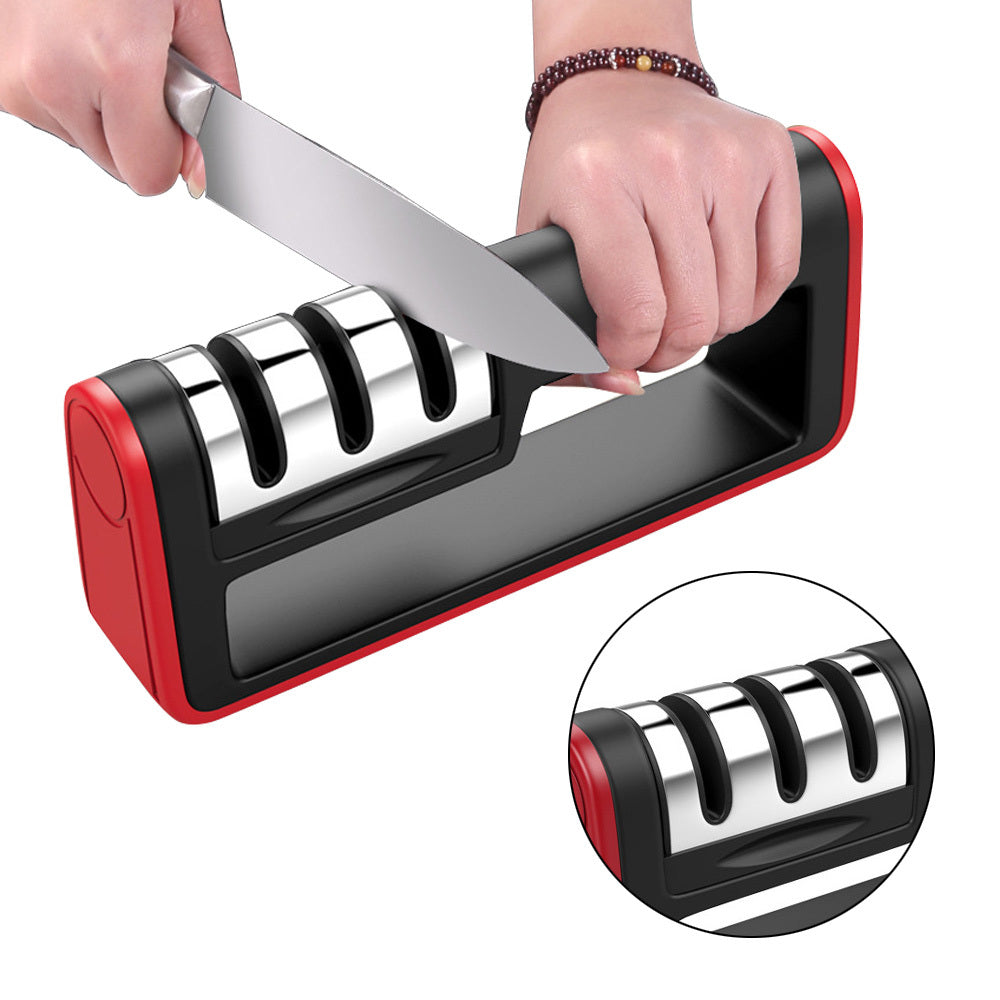 Professional Knife Sharpener Diamond Quick Professional 3 Stages Sharpener Knife Sharpening Tools Sharpening Stone null