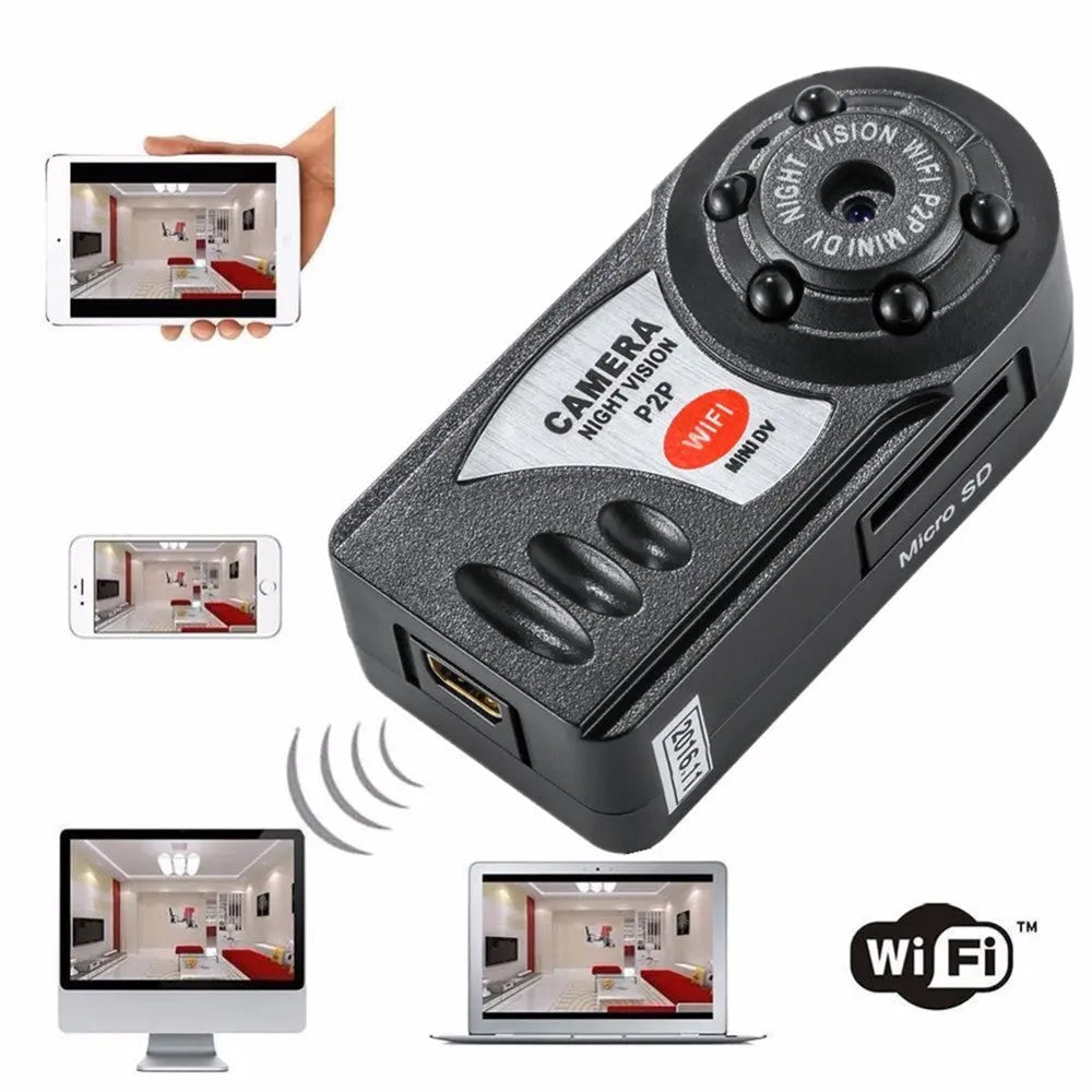 Mini WiFi Camera Wireless Securiy Video Camera With Infrared Night Vision Wireless DVR null