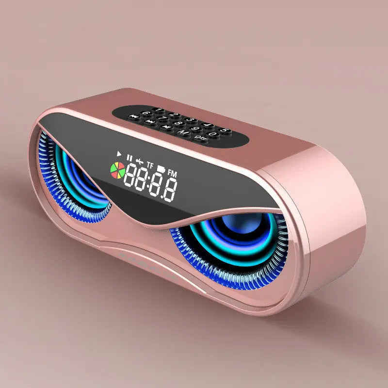 Colorful lights, dual speakers, digital buttons, song, Bluetooth speaker null