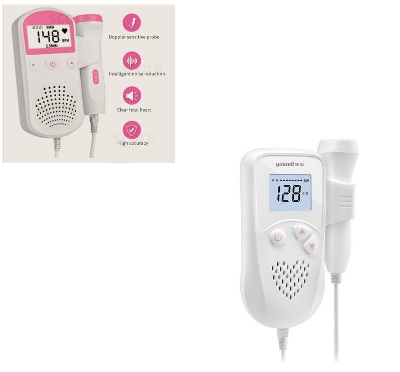 Fetal Heart Rate Monitor Home Pregnancy Baby Fetal Sound Heart Rate Detector null