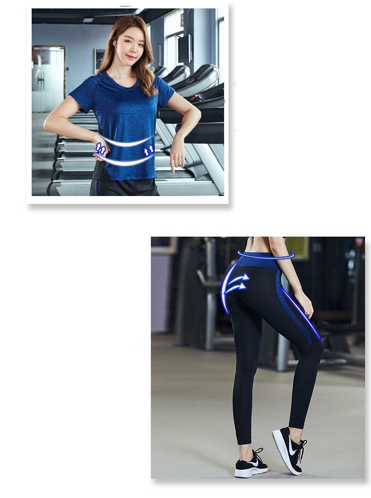 Large size yoga clothing gym sports suit null