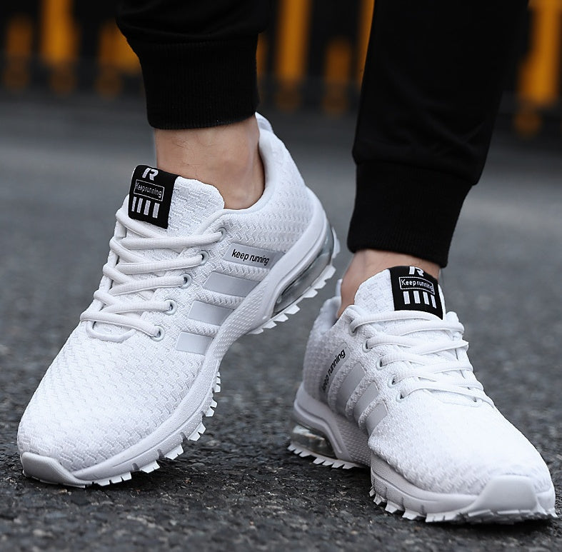 Best selling couple sports shoes breathable mesh outdoor men and women running shoes sports shoes fitness jogging shoes men null