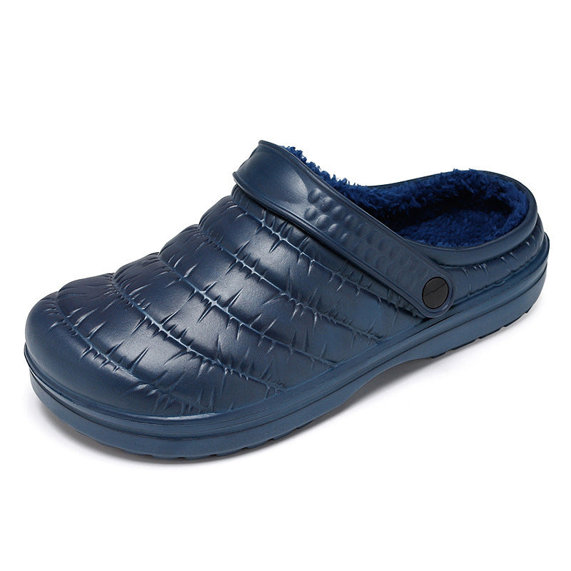 Sole Rubber EVA Applicable Neutral Waterproof Non-slip Plush Cotton Shoes null