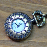 Vintage men and women necklace watch