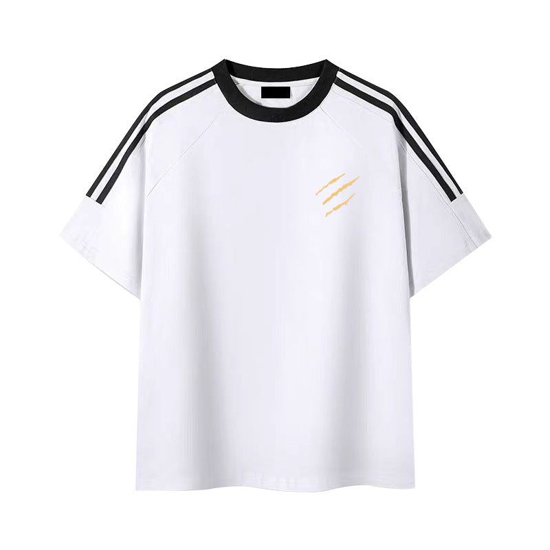 Heavy Cotton Men's And Women's Loose Short Sleeve