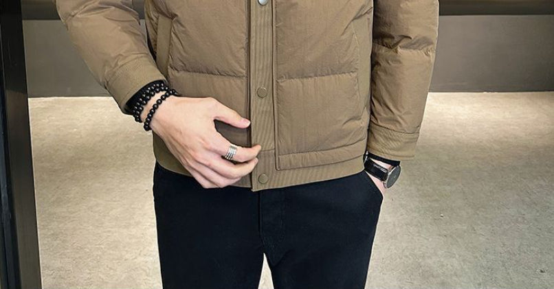 Men's Fashion Personalized Fashionable All-match Down Jacket