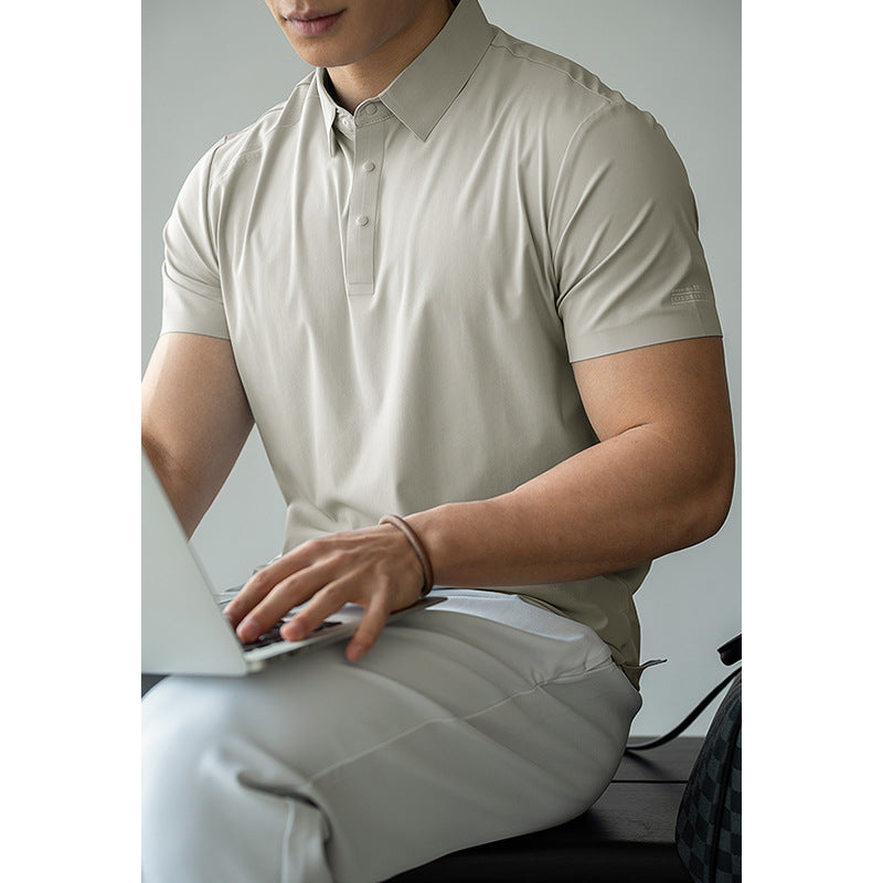 Men's Sports Business Casual Short-sleeved Top