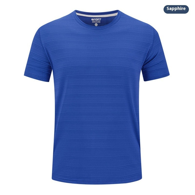 Crystal Silk Round Neck Quick-drying T-shirt