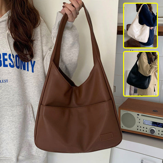 Fashion Tote Bag Large Capacity Casual Shoulder Bag Women's Commuting Handbag College Student null