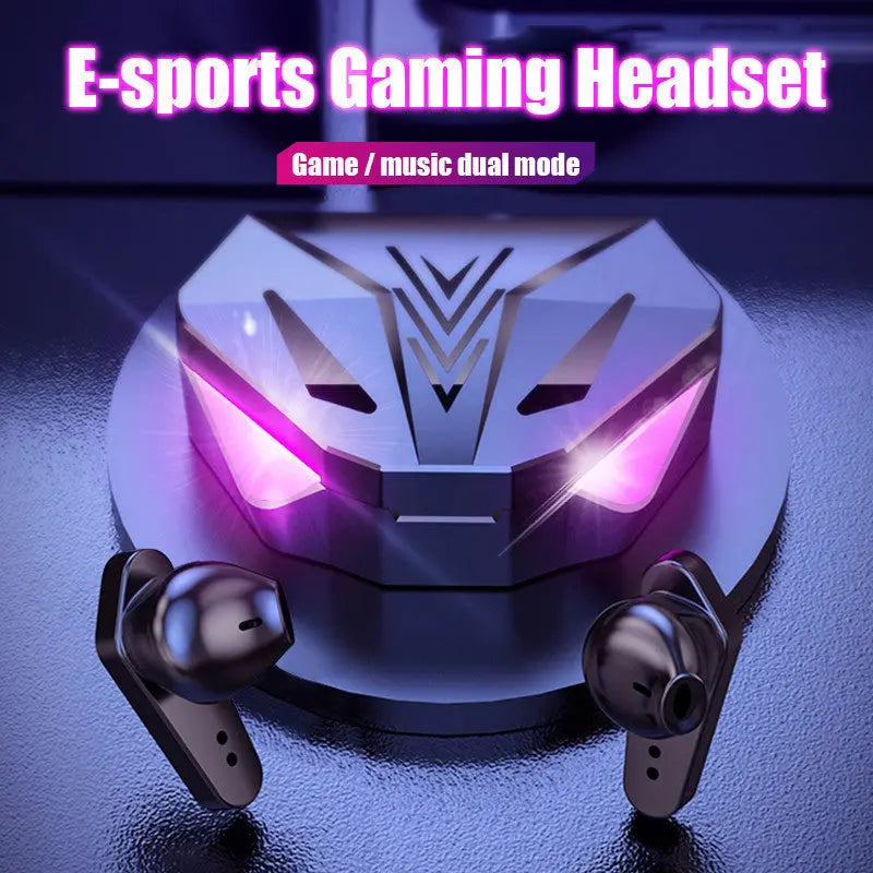 Wireless Gaming Headphones No Delay Noise Reduction Bluetooth Earphones HIFI Sound E-Sport Game Headset With Mic null