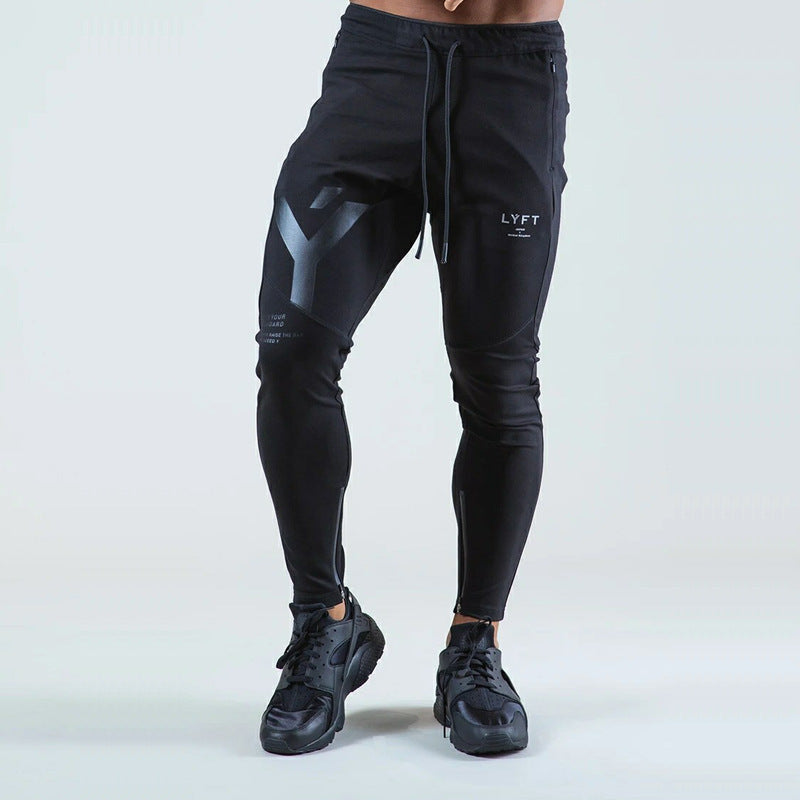 Fitness Trousers Men's Autumn And Winter New Breathable Sports Casual Pants null