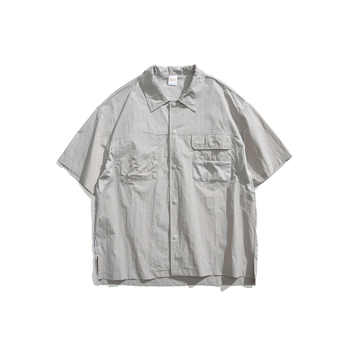 Outdoor Work Clothes Short Sleeve Shirt Men's Stitching Half Sleeve Shirt