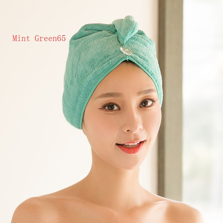 Women's Hair Dryer Cap, Absorbent Dry Hair Towel null