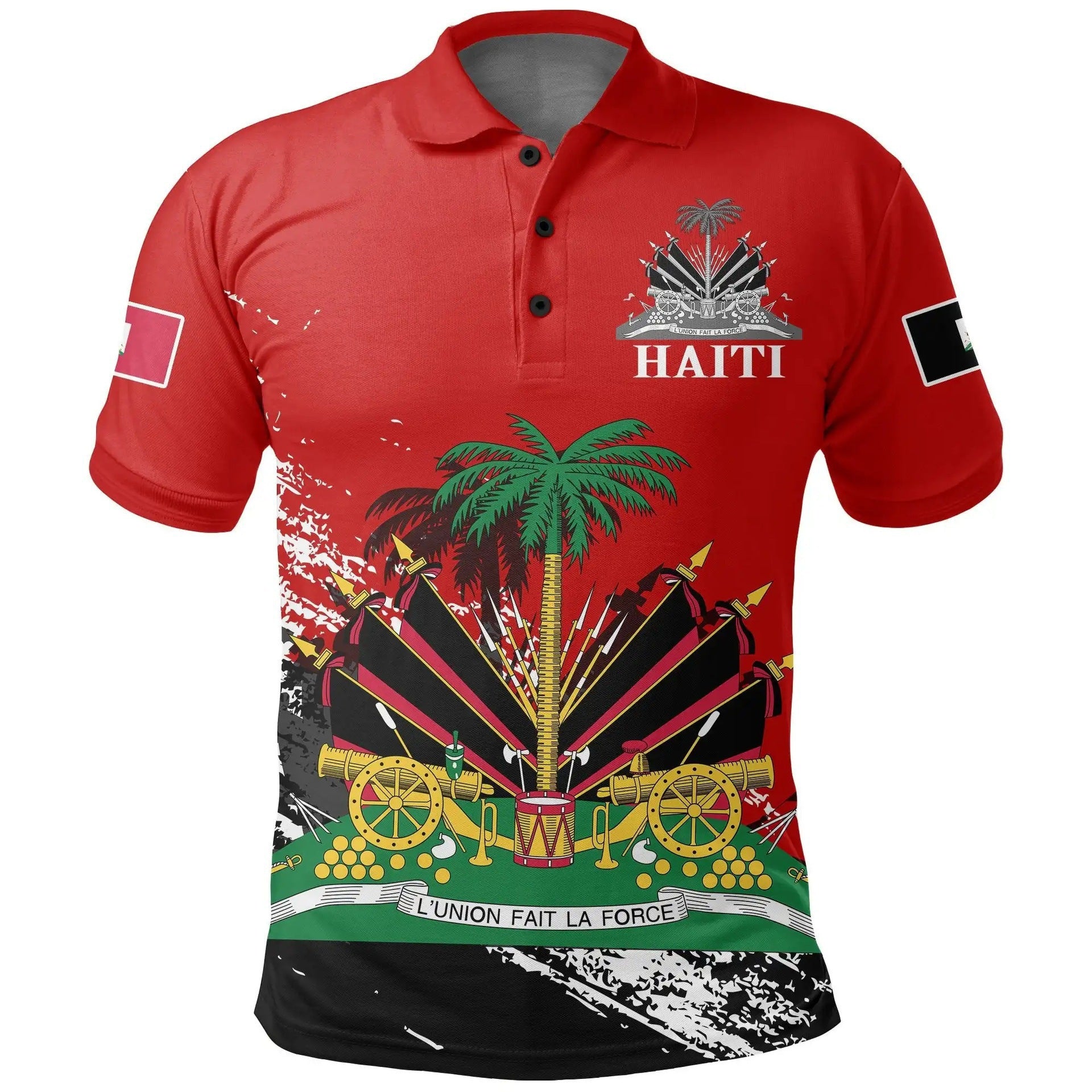 Men's T-shirt Polo Collar Printed Shirt Short Sleeve