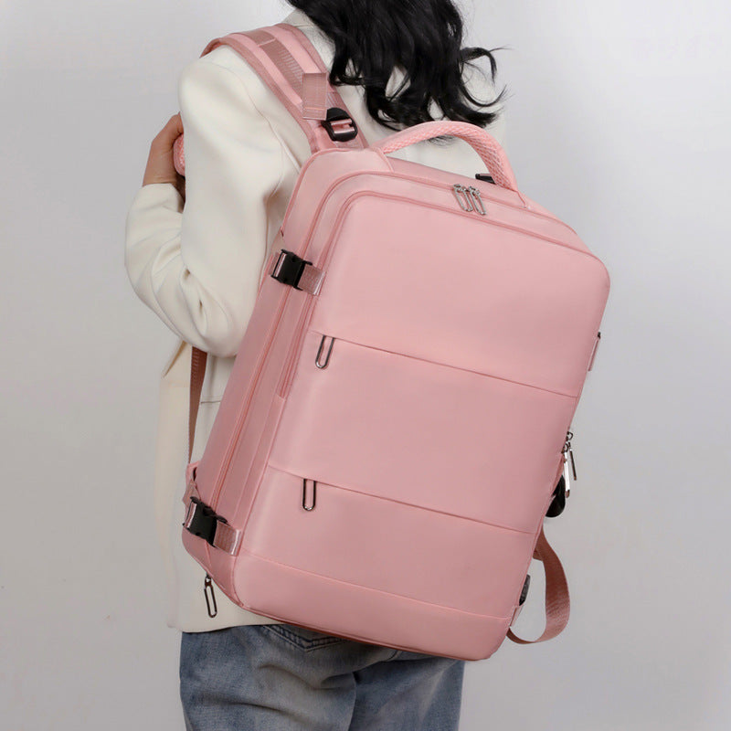 New Travel Backpack Female Large-capacity Dry And Wet Luggage Travel Bags Computer Backpack College Students Bag null