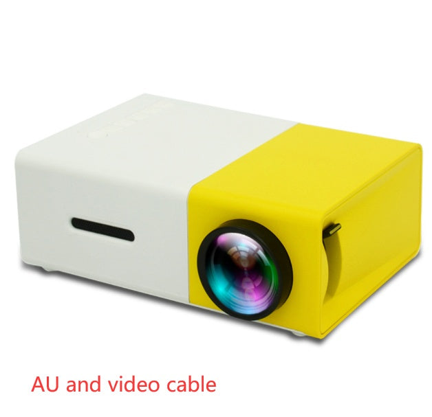 Portable Projector 3D Hd Led Home Theater Cinema HDMI-compatible Usb Audio Projector Yg300 Mini Projector null