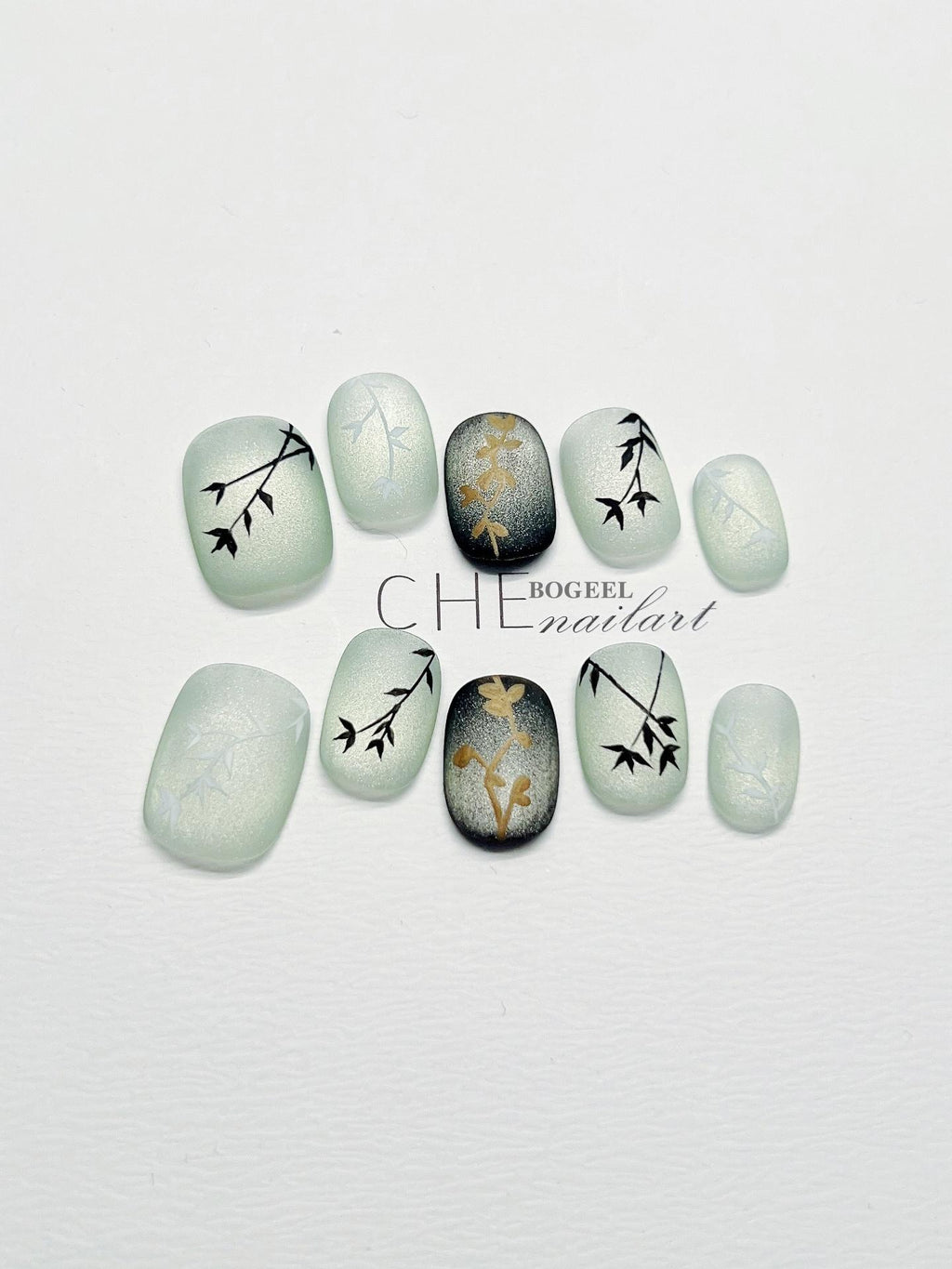 Summer Short Square Round Manicure Fake Nail Tip