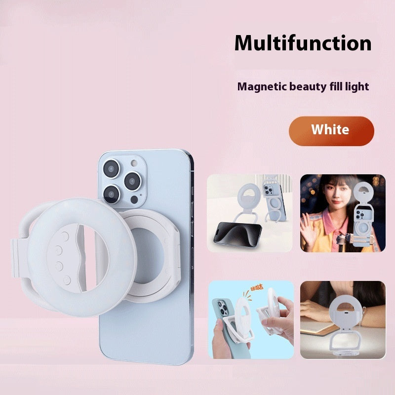 Portable Magnetic Phone Case Multifunctional Beauty Fill Light null