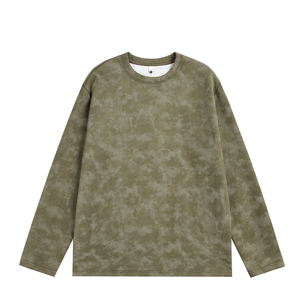 Tie-dye T-shirt For Men Loose Casual Pullover Top