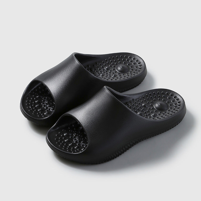 Anti-slip Home Slippers With Massage Sole Design Comfortable Non-slip House Shoes null