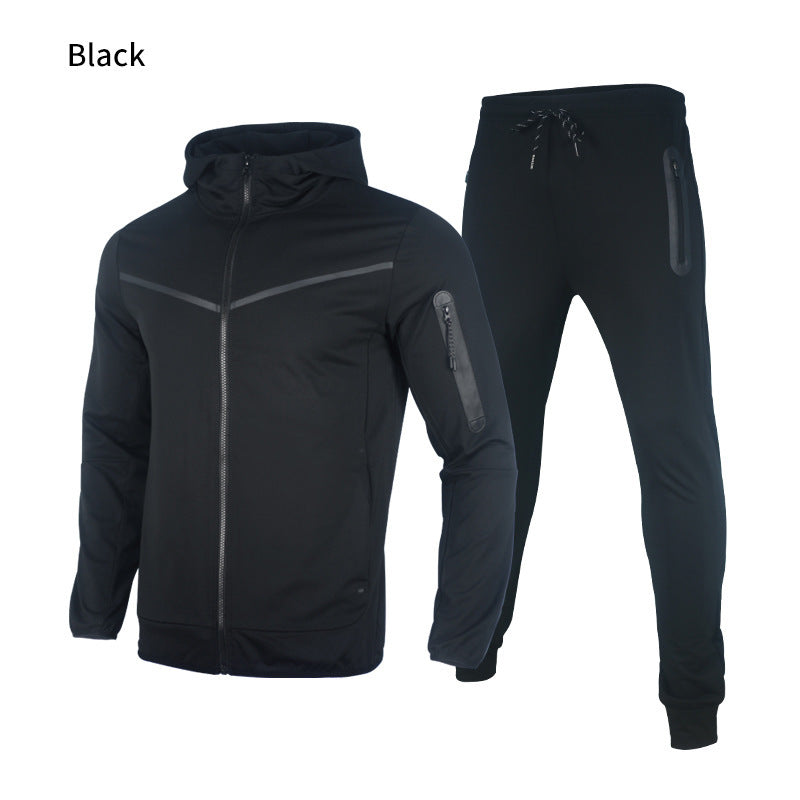 Hooded Sports Leisure Suit Men's Suit