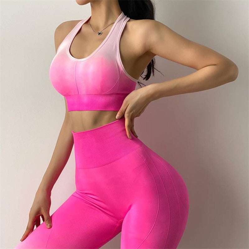 Two Piece Seamless Yoga Women's Gym Polyester BODYSUIT null