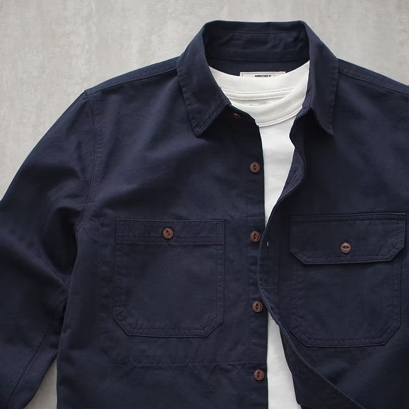 Harajuku-style Japanese Casual Solid-color Washed Jacket