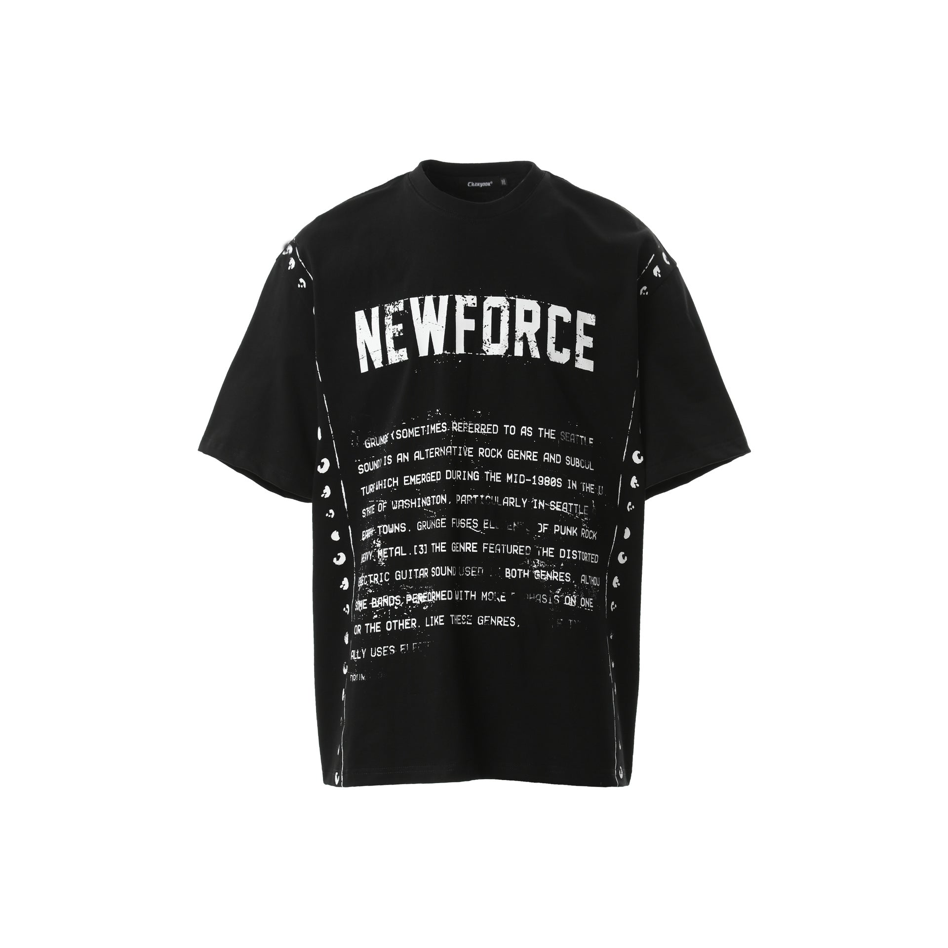 American Vintage Letter Print T-shirt Men And Women