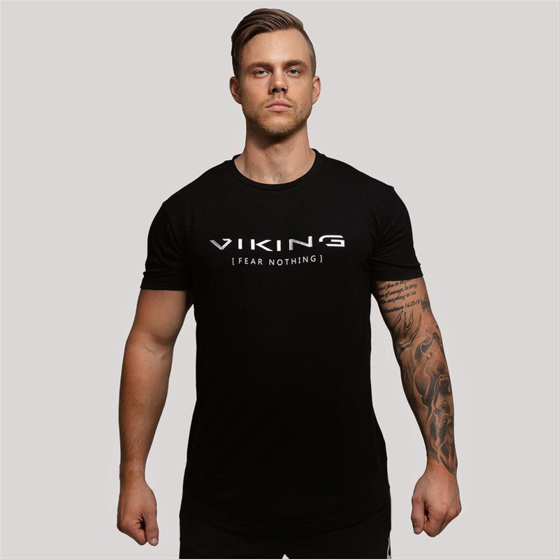 Summer New Casual Gym 3D Digital Printing Short-sleeved T-shirt null