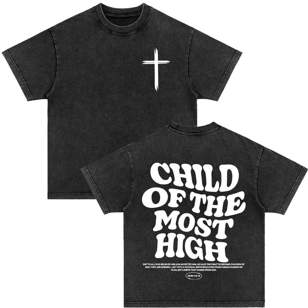 An Sngth Bible Verse Retro Washed T-shirt