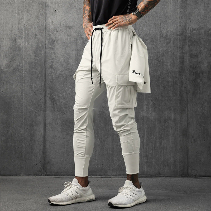 Men's Sports And Leisure Pants Fitness New Thin Design null