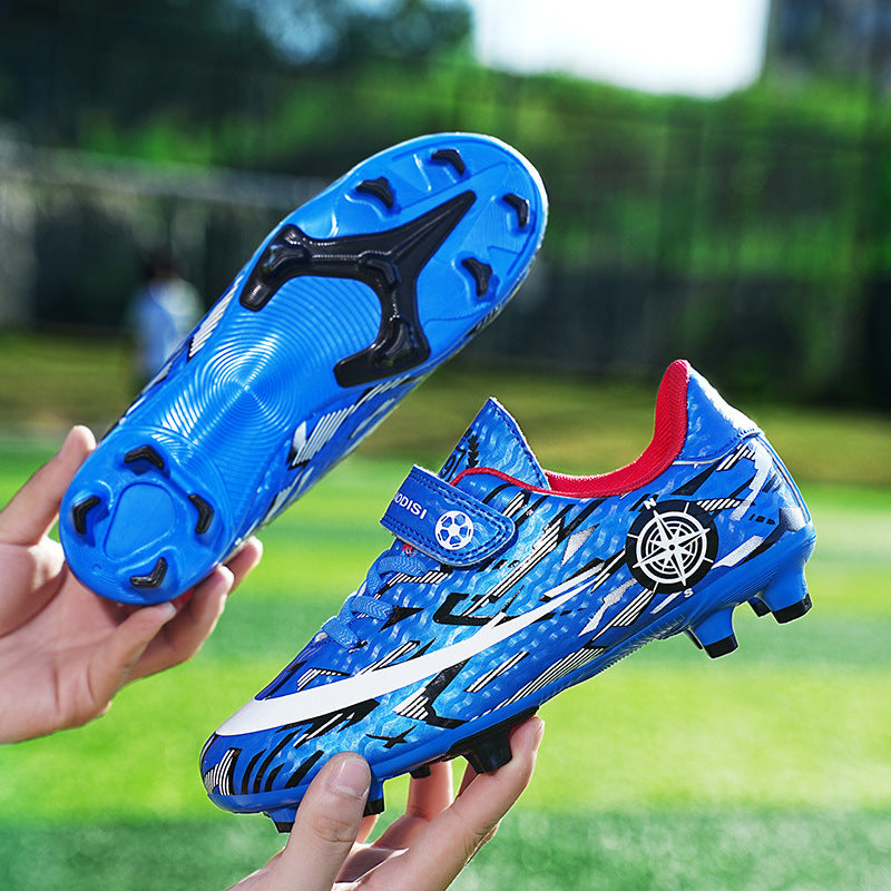 Children's Football Shoes Velcro Spike Sports null