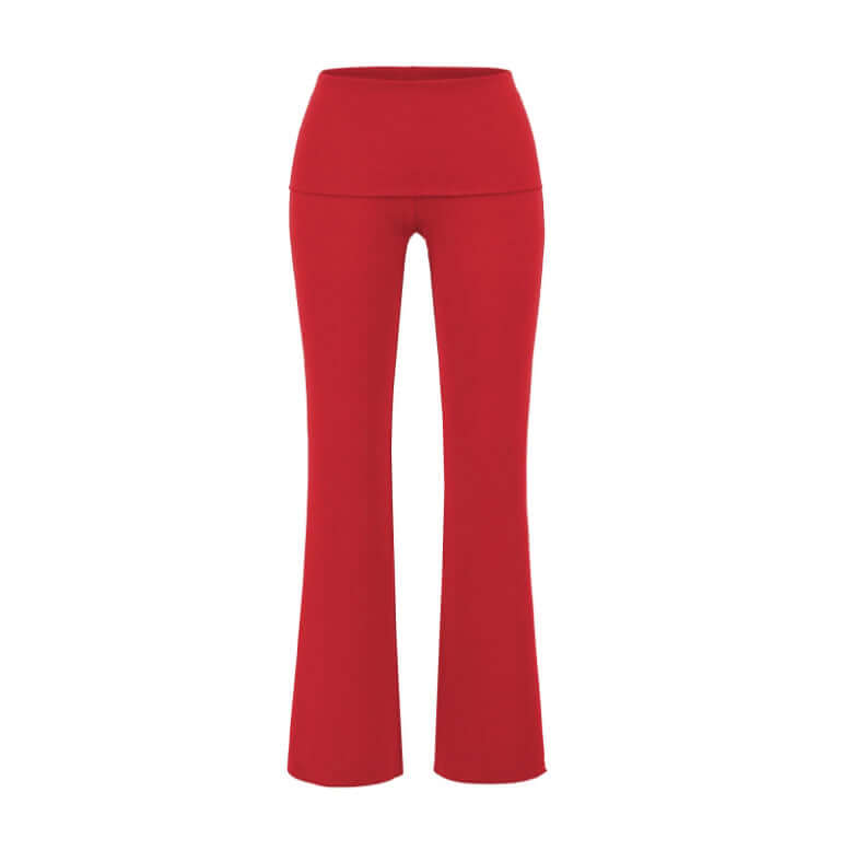 Low-rise Flared Jeans With A Turned-up Hem For A Slimming Look, Womens