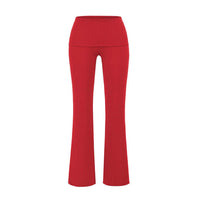 Low-rise Flared Jeans With A Turned-up Hem For A Slimming Look, Womens