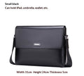 Trendy Men's Business Office And Casual Large-capacity Leather Bag