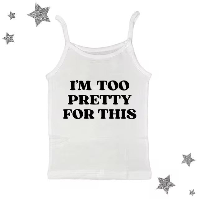 Stylish Slimming Short Casual Womens Top With An Allover Letter Print