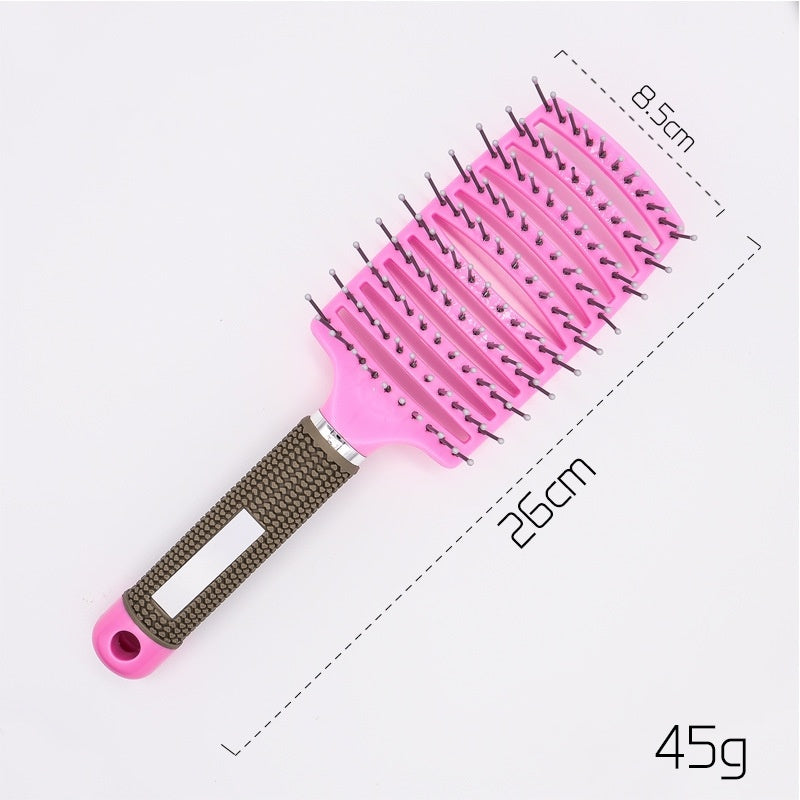 Hairbrush Anti Klit Brushy Haarborstel Women Detangler Hair Brush Bristle Nylon Scalp Massage  Teaser Hair Brush Comb null