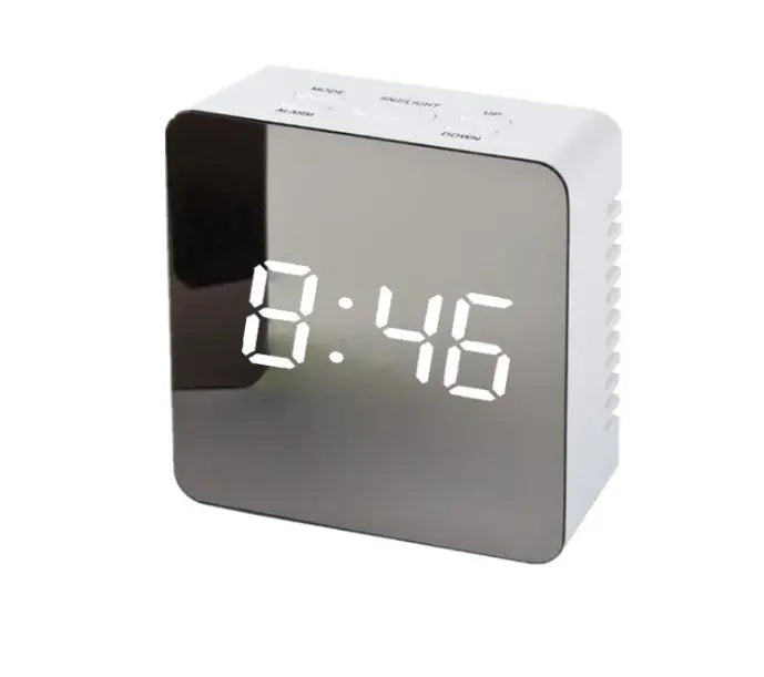 Digital LED multi-function mirror clock null