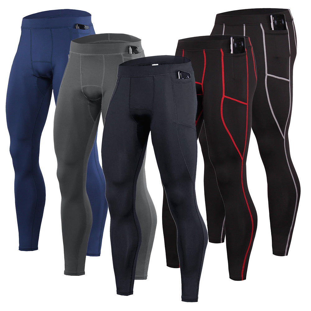 Autumn And Winter Quick-drying Sports Fitness Pants Men null