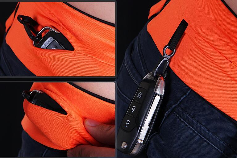 Outdoor Sports Waistband Elastic Mobile Phone Bag Sports Belt Bag null