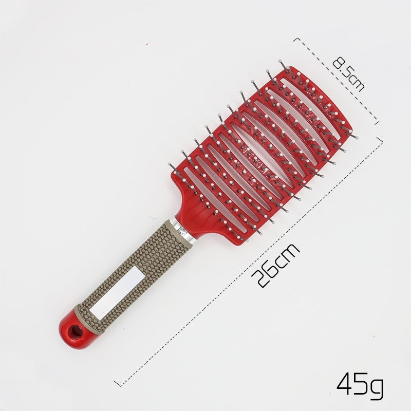 Hairbrush Anti Klit Brushy Haarborstel Women Detangler Hair Brush Bristle Nylon Scalp Massage  Teaser Hair Brush Comb null