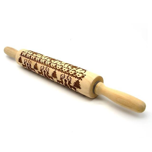 Rolling Pin Christmas Embossing null