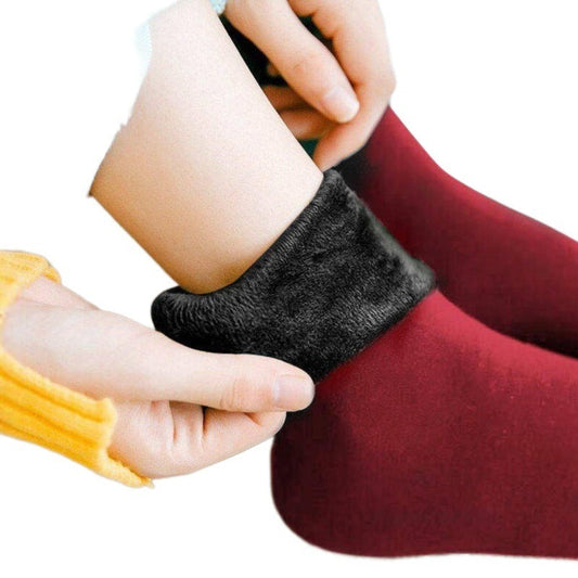 Snow Socks Women's Winter Thickening And Velvet Warm In Tube null