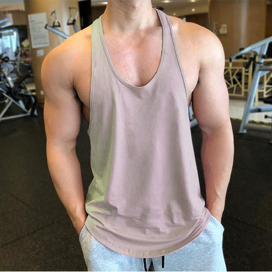 Fashion Personality Fitness Vest Clothes For Men null