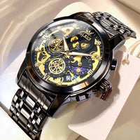 Fashion Single Calendar Quartz Watch Men