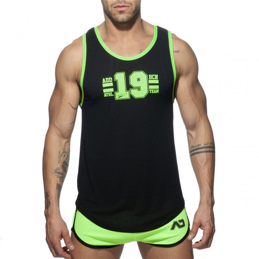 Printed Sports Vest, Breathable And Quick-Drying Fitness Suit null