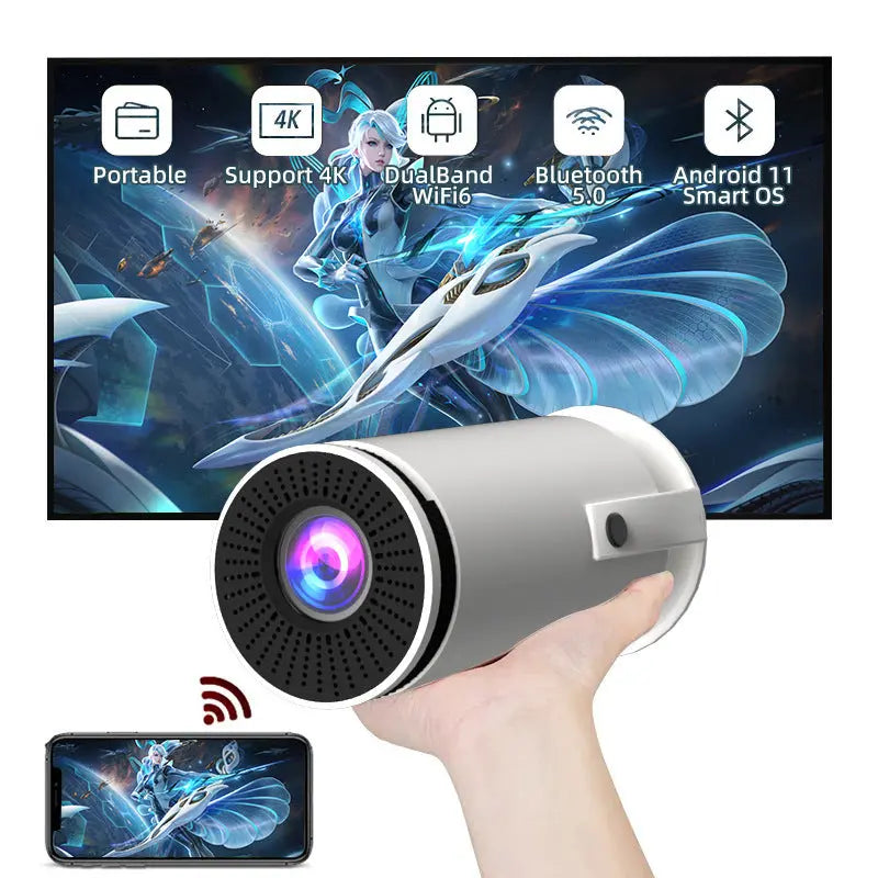 Barrel Machine Hy300 Smart AnzhuoHD Projection Screen Home Recommend Projector null